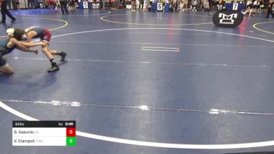 60 lbs Quarterfinal - Griffin Kasunic, Oil City vs Vincent Ciampoli, Tyrone