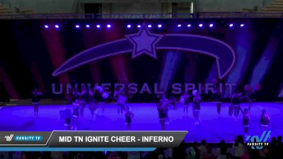 Mid TN Ignite Cheer - Inferno [2022 L2 Traditional Rec - 14Y (NON)] 2022 Universal Spirit Nashville Challenge