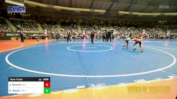 43 lbs Semifinal - Jacob Sawyer, Mat Demon Wrestling Club vs Brady Wood, Husky Wrestling Club