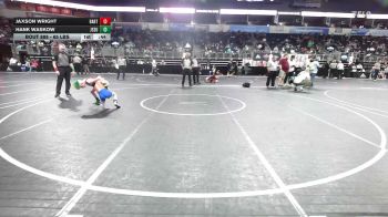 65 lbs Consolation - Jaxson Wright, Bartlesville WC vs Hank Waskow, Jesup Mat Club