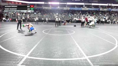 65 lbs Consolation - Jaxson Wright, Bartlesville WC vs Hank Waskow, Jesup Mat Club