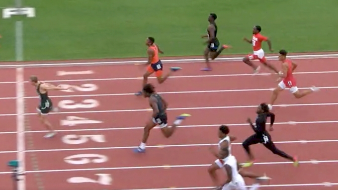 High School Boys' 100m 6A, Final - Matt Boling's 10.13 Wind-Legal Texas ...