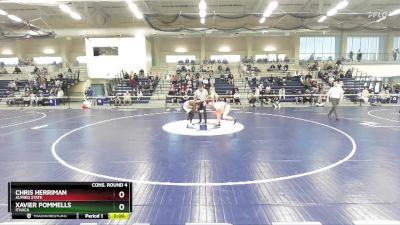 184 lbs Cons. Round 4 - Chris Herriman, Alfred State vs Xavier Pommells, Ithaca