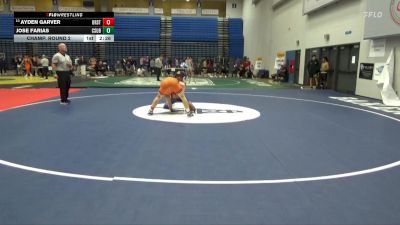 149 lbs Champ. Round 2 - Jose Farias, CSU Bakersfield vs Ayden Garver, Oregon State