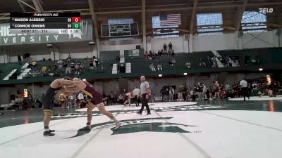 174 lbs 5th Place Match - Connor Owens, Michigan vs Mason Alessio, Central Michigan