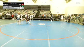 119-I lbs Consi Of 8 #1 - Max Lu, Haverford Wrestling Club vs Shane Cowan, Barn Brothers