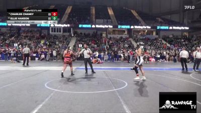 140 lbs 5th Place Match - Charlee Chaney, Council Grove vs Ellie Hanson, Clay County