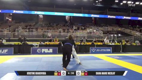 Diana Marie Nicolay vs Kristine Grabovska 2025 Pan Jiu Jitsu IBJJF Championship