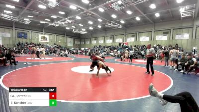 165 lbs Consi Of 8 #2 - Ayden Cortez, Clovis West vs Evan Sanchez, Clovis North