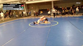 133 lbs Quarterfinal - Luke Schroeder, Western Wyoming College vs Jacob Christianson, Mary