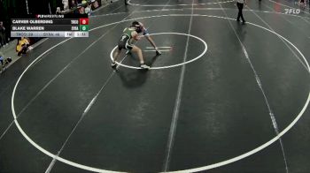 120 lbs Quarterfinals (8 Team) - Carver Olberding, Tri County vs Blake Warren, Syracuse