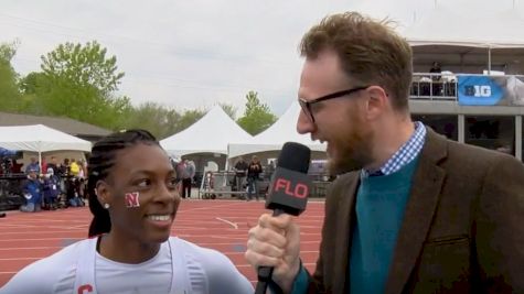 Jasmine Barge Prevails In Big Ten 100m Hurdles