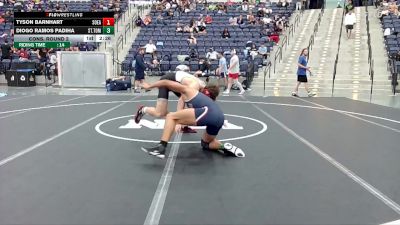 174 lbs Cons. Round 2 - Diogo Ramos Padiha, St. Thomas University vs Tyson Barnhart, Southeastern