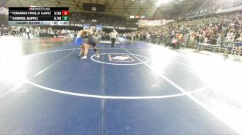 Boys 2A 190 lbs Champ. Round 1 - Gabriel Happli, Olympic vs FERNANDO TRUJILLO ALAVEZ, Franklin Pierce