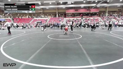 70 lbs 5th Place Match - Israel Talato, Jackson County vs Orbin Grimm, Open Mats