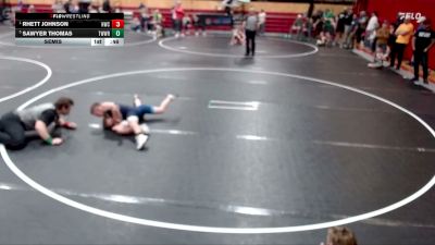 Semis - Rhett Johnson, Hawk Wrestling Club vs Sawyer Thomas, TW Wrestling