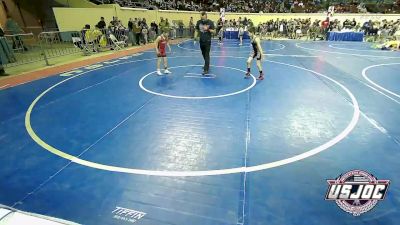 67 lbs Semifinal - BrocLee Butman, Eierman Elite vs Hunter Heuring, Amped Wrestling Club