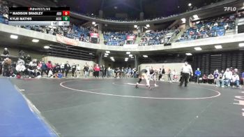 125 lbs Champ. Round 3 - Madison Bradley, Unattached vs Kylie Mathis, Sherrard