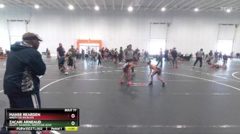 70 lbs 1st Place Match - Zacari Arneaud, Mighty Warriors Wrestling Acad vs Manse Rearden, Ninety Six Wildcats