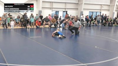 49 lbs Champ. Rd Of 32 - Ian Floyd, Sublime Wrestling Academy vs Kace Armstrong, Cougar Wrestling Club