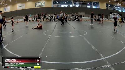 56 lbs Round 5 (6 Team) - Sam Levine, Warhawks Wrestling vs Sebastian Escobar, SouthWest Elite