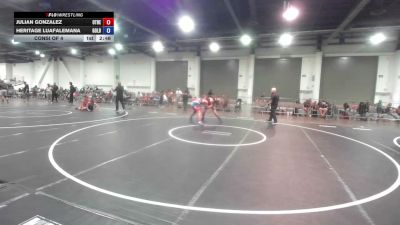 156 lbs Consi Of 4 - Julian Gonzalez, Other Team vs Heritage Luafalemana, Golden Backs MRTC