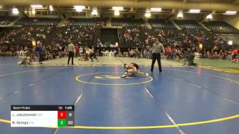 77 lbs Semifinal - Jace Jakubowski, Columbus Wrestling Org. Maroon vs Noah Goings, 2 Tuff Gym