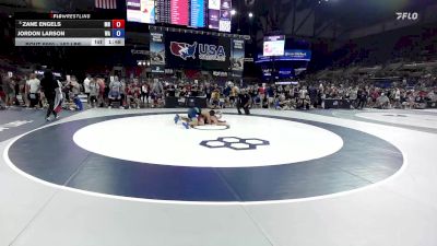 157 lbs Champ. Rd Of 128 - Zane Engels, MN vs Jordon Larson, WA