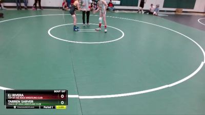 85 lbs Cons. Round 3 - Ej Rivera, Top Of The Rock Wrestling Club vs Tarren Sarver, Touch Of Gold Wrestling Club