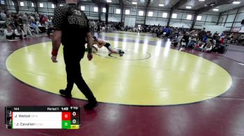 144 lbs Quarterfinal - Jack Cavalieri, Canyon View vs Junior Wetzel, Spanish Fork