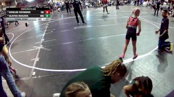 60-64 lbs Cons. Semi - Kinslee Ortmeier, Fremont Wrestling Club vs Alayna Magana, Warrior Wrestling Academy