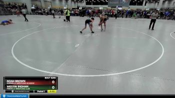 106 lbs Cons. Round 8 - Noah Brown, Guerrilla Wrestling Academy vs Westin Ingham, Pinnacle Wrestling Club