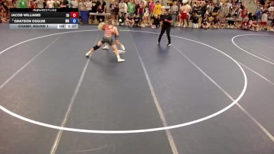 157 lbs Champ. Round 1 - Jacob Williams, SD vs Grayson Eggum, MN