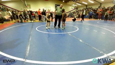 64 lbs 3rd Place - Gary Stroud, Barnsdall Youth Wrestling vs Ace Bogart, Dark Cloud Wrestling Club