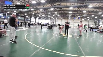 142 lbs 5th Place - Dalton Hinson, SC vs Kelson Newman, GA