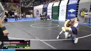 125 lbs Champ. Round 1 - Madison Leverknight, Winnetonka vs Madison Conrad, Seckman