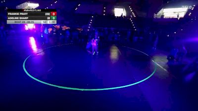 69-75 lbs Round 2 - Adeline Sharp, Uintah Wrestling vs Frankie Pratt, Salt Flats Wrestling Club