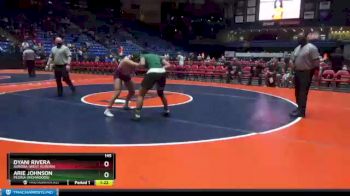 145 lbs Champ. Round 1 - Dyani Rivera, Aurora (West Aurora) vs Arie Johnson, Peoria (Richwoods)