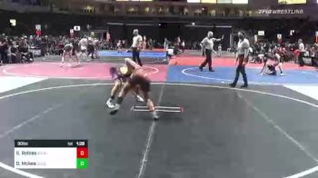 98 lbs Quarterfinal - Steven Robles, Roughriders vs Donovan Mckee, Gold Rush