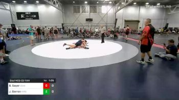 78 lbs Prelims - Brody Sayer, Doughboy vs Johnny Barron, Iron Horse