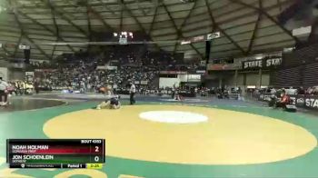 4A 160 lbs Cons. Semi - Jon Schoenlein, Skyview vs Noah Holman, Gonzaga Prep