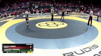 D2-120 lbs Semifinal - Colyn Limbert, Buckeye vs Christian Osborne, Akron Svsm