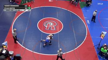 110 lbs Consi Of 16 #2 - Tanner Wisniewski, Cathedral Prep vs Dylan Griffin, Wilson