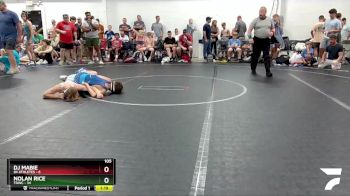 105 lbs Round 6 (8 Team) - Nolan Rice, TDWC vs DJ Mabie, 84 Athletes
