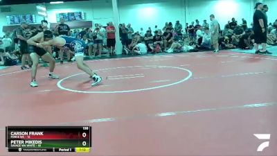 138 lbs Finals (2 Team) - Carson Frank, Force WC vs Peter Mikedis, Savage WA White