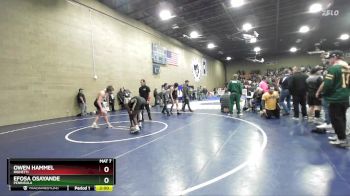 165 lbs Champ. Round 3 - Owen Hammel, Righetti vs Efosa Osayande, Peninsula