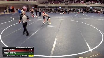 133 Championship Bracket Champ. Round 3 - Kyler Jubinal, Park vs Mikey Jelinek, Stillwater