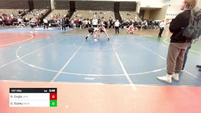 147-H lbs Consi Of 4 - Ryan Engle, Jersey 74 vs David Sipley, Bangor