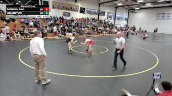 157 lbs Champ. Round 1 - Ian Amstutz, Manchester vs Dominick Paul, Wabash