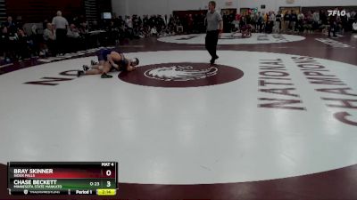 133 lbs Cons. Semi - Bray Skinner, Sioux Falls vs Chase Beckett, Minnesota State Mankato